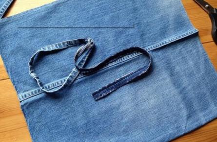 Шью сумку из старых джинсов — как украсить Как украсить джинсовую сумку своими руками