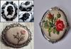 Καρφίτσα με χάντρες DIY με διαγράμματα, φωτογραφίες και βίντεο Κομψή DIY υφασμάτινη καρφίτσα λουλουδιών