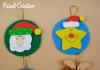 Natisnite božične kroglice Pobarvanke velikih okraskov za božično drevo