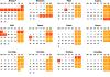 Official holidays and weekends in Russia