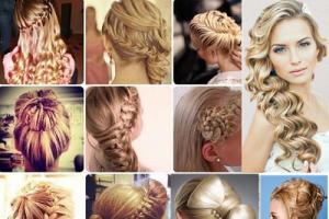 Wedding hairstyles for medium hair: with and without bangs