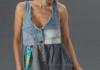 DIY sundress from old jeans How to sew a sundress for a girl from old jeans