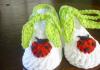 How to crochet booties, master class for beginners Crochet for beginners booties for girls