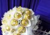 Karangan bunga pernikahan permen DIY - kerajinan kelas master dari permen untuk ulang tahun pernikahan