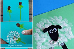 The best ideas for three-dimensional appliqué made from colored paper - we do it together with the children!